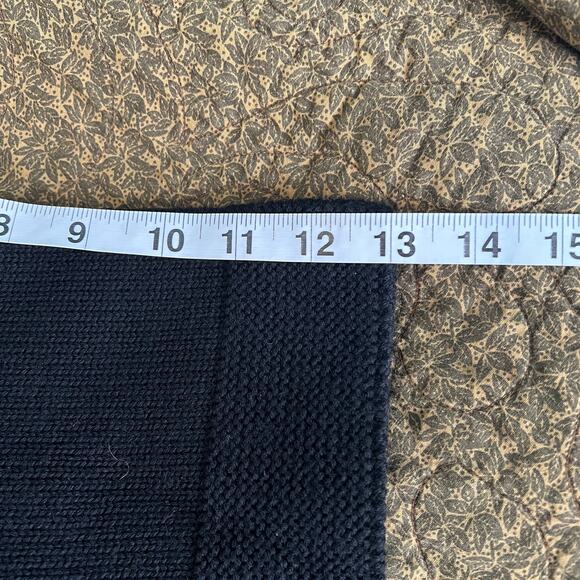 Rick Owens FW12 black merino wool sweater dolman sleeve ribbed cinch waist Italy - Picture 10 of 13